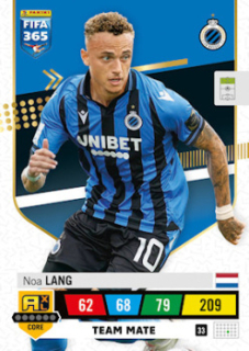 Noa Lang Club Brugge 2023 FIFA 365 Team Mate #33